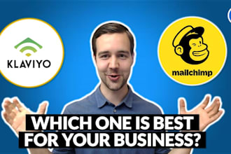 mailchimp template design, automation and email marketing boost revenue, klaviyo