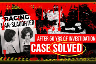 create true crime youtube thumbnail
