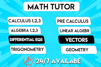 help in math calculus statistics linear algebra mathematics and discrete math