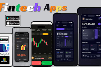 develop fintech app payment app neobank app money transfer app crypto wallet app
