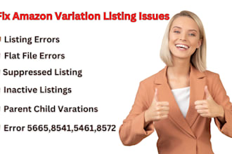 resolve and fix amazon product listing variation issues