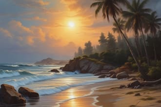 make your photo into a digital oil painting portrait art