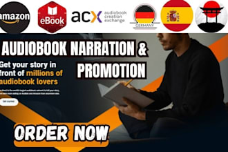 german audiobook narration spanish japan audiobook promotion acx scifi audiobook