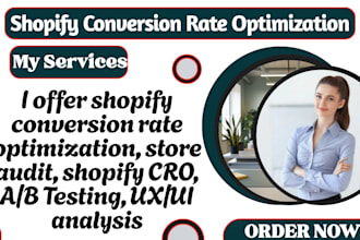 increase your conversion rate of shopify store shopify cro store audit