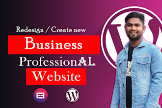 create new business website design and mobile responsive