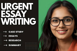 urgent essay writing as an essay writer