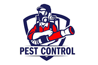 do professional pest control logo or any graphic design for you