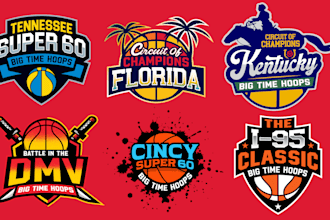 design a unique basketball team, league, tournament, and event logo