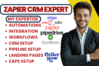 setup quickbooks stripe integration zapier zaps n8n pipedrive zapier automation