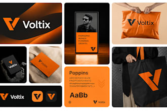 design a professional logo, brand book, and corporate brand identity guide