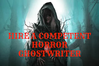 ghostwrite or rewrite your creepy horror story
