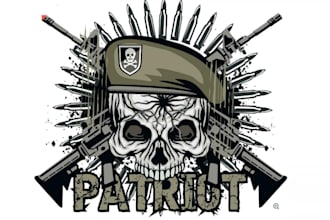 do skull, tactical logo, or any graphic design for you