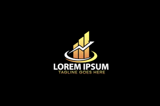 do modern, minimal, creative,financial, business, investment and corporate logo