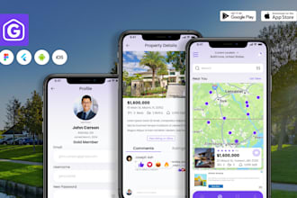 develop real estate and property management mobile apps for android ios