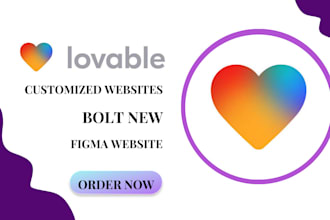 design, build figma to loveable ai website,complete loveable ai deploy bolt new