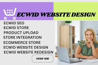 build ecwid websites design redesign ecwid store seo product listings ecommerce