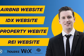 airbnb website idx website property website real estate investor website design