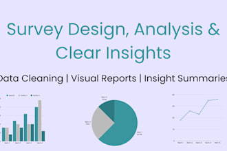 design, clean and analyse your survey data