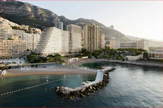 renew 3d hotel,high rise building,floor layout, luxury interior,HQ render, revit