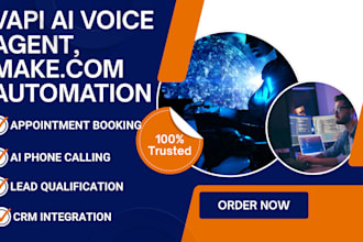 build ai voice agent, cold calling agent, vapi, synthflow,bland, make automation
