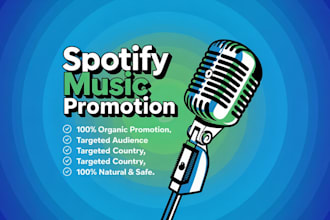 create ads to promote your spotify music, single and album