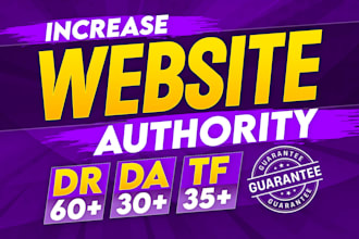 increase domain rating ahrefs DR domain authority moz da majestic tf