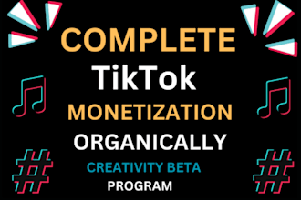 do tiktok monetization, grow tiktok organic followers and drive tiktok sale