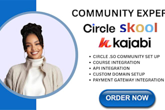 setup skool community circle so mighty networks kajabi circle community skool