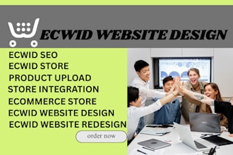 design ecwid website landing page redesign  website store