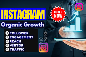 organic instagram growth with targeted SEO and hashtag optimization