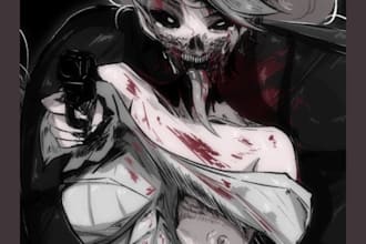 write you a thrilling horror story tailored to your needs
