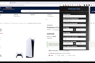 build craiglist bot, amazon bot, walmart bot, ebay bot, etsy bot, mercari bot