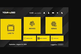 rebrand iptv xciptv ibo player smarters purple player tivimate with admin panel