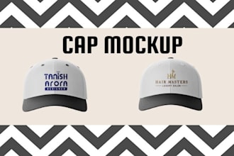 create stunning mockups for cap