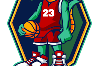 design modern wonderful basketball logo