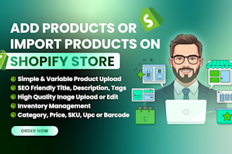 add or import products to your shopify store
