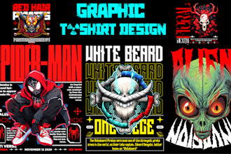 design graphic, artsy, futuristic streetwear for your brand