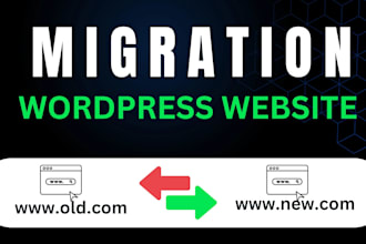 backup, migrate or transfer wordpress website in few hours