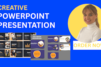 design and redesign a premium business powerpoint presentation in 8 hours