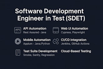 do automation testing with rest assured, selenium and cypress