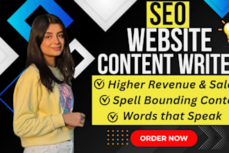 write SEO website content and copywriting