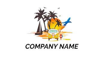 do custom travel logo or any graphic design for your brand