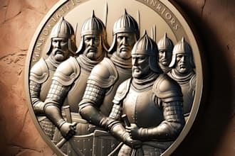 sculpt 3d coin model 3d printing 3d cnc design 3d engraving stl dfx artcam