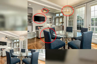 do real estate photo editing single or multi exposure asap
