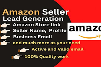 provide lead generation, email list building, and amazon seller leads