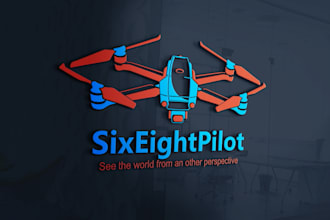 create your perfect drone photography and camera logo