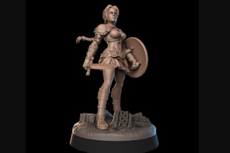 design dnd fantasy miniature,wargame terrain model,warhammer40k,action figur stl