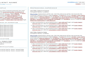 craft an optimized resume and linkedin profile