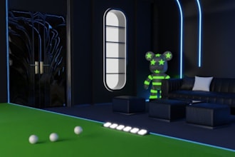 redesign 3d golf simulator,landscape design,plaza 8k render,3d carport,3d museum