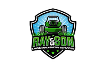design sustainability landscapers and lawn company logo